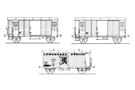 MW-Modell N SBB Bierwagen-Set Warteck/Cardinal, Ep. III, 2-tlg.