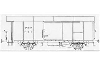 MW-Modell N SBB/PTT Postwagen Zk Serie 101-120
