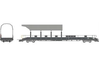 NME H0 (AC) BLS Autoverlad-Rampenwagen, AP41, Typ Talbot, Ep. V