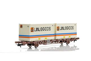 NMJ H0 CargoNet Containertragwagen Lgns 42 76 443 2040-5, Linjegods