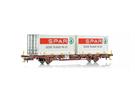 NMJ H0 CargoNet Containertragwagen Lgns 42 76 443 2234-4, SPAR