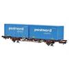 NMJ H0 CargoNet Containertragwagen Lgns 42 76 443 2xxx-x, PostNord *komplett vorreserviert*