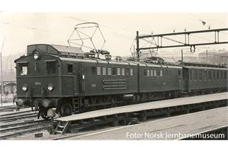 NMJ H0 (DC Sound) NSB Elektro-Doppellok El 3.2031/2032, rotbraun