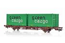 NMJ H0 Green Cargo Containertragwagen Lgjns 42 74 443 0 171-2