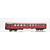 NMJ H0 NSB Personenwagen B3 25624, rot/grau/silber