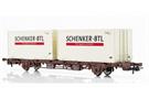 NMJ H0 SJ Containertragwagen Lgjs 42 74 440 4 399-1, Schenker-BTL
