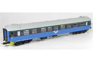 NMJ H0 SJ Personenwagen AB3 4870, 1./2. Klasse, blau/schwarz