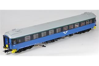 NMJ H0 SJ Personenwagen B5KRT 5007 2. Klasse, blau/schwarz V.2