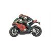 Noch H0 3D-Master-Einzelfigur Sportmotorrad, fahrend