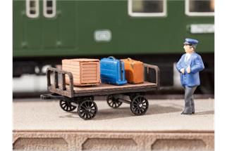Noch H0 Laser-Cut minis Gepäckwagen (Inhalt: 2 Stk.) *werkseitig ausverkauft*