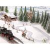 Noch H0 micro-motion Langlauf-Loipe mit Après-Ski Hütte *werkseitig ausverkauft*