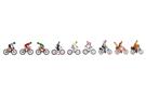 Noch H0 XL-Set Radfahrer