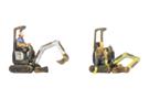 Noch Z 3D-Master-Fahrzeug Bobcat E10z Kleinbagger, gelb und weiss (Inhalt: je 1 Stk.)