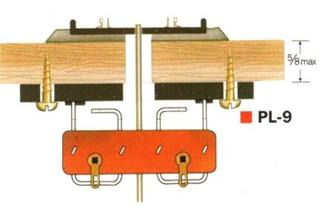 Peco Adapter für Unterflurmontage