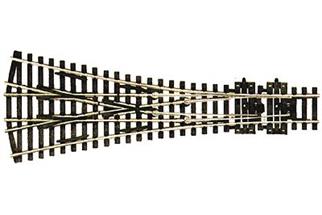 Peco H0 Code 100 3-Wegweiche Radius 914 mm, 12° (elektrisches Herzstück)