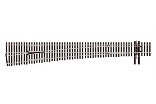 Peco H0 Code 83 Weiche links Radius 1702 mm, 7.15° *werkseitig ausverkauft*