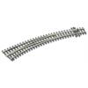 Peco H0m Code 75 Bogenweiche links Holzschwellen Radius 609 mm, 10°