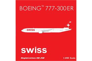 Phoenix 1:200 Swiss Boeing 777-300ER, HB-JNG, Ganzmetall *werkseitig ausverkauft*