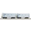 Piko H0 ATIR Rail Schiebeplanenwagen-Set, Ep. VI, 2-tlg.