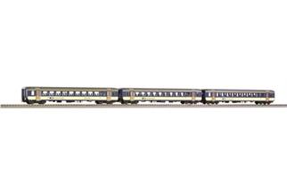 Piko H0 (DC) BLS Personenwagen-Set EW I, Train Bleu, Ep. IV, 3-tlg. (Sonderserie CH) *werkseitig ausverkauft*