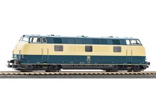 Piko H0 (DC) DB Diesellok BR 221, ozeanblau/beige, Ep. IV