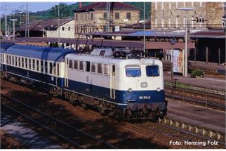 Piko H0 (DC) DB Elektrolok BR 110, ozeanblau/beige, Ep. IV