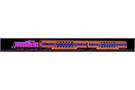 Piko H0 (DC) PKP Startset Diesellok SM42 mit Doppelstockzug