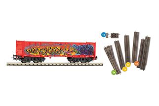 Piko H0 Ergänzungs-Set Güterwagen Eaos und Gleiserweiterung