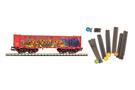 Piko H0 Ergänzungs-Set Güterwagen Eaos und Gleiserweiterung