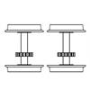 Piko H0 (ET) DC-Radsatz ohne Haftreifen (Inhalt: 2 Stk.)