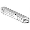 Piko H0 (ET) Gehäuse komplett, zu SBB EW II BDt 921-6