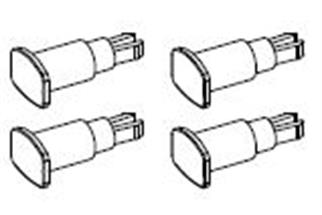 Piko H0 (ET) Puffer (Inhalt: 4 Stk.)