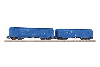 Piko H0 PKP Cargo Grossraumgüterwagen-Set 401Ka Gags-t, Ep. VI, 2-tlg.