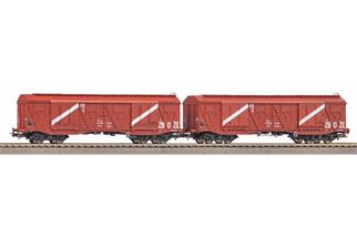 Piko H0 PKP gedecktes Güterwagen-Set 401Ka Gags-tx, Ep. IV, 2-tlg. *werkseitig ausverkauft*