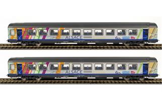 Piko H0 SNCF Personenwagen-Set Corail B11 ALSACE, Ep. VI, 2-tlg. (Sonderserie Frankreich)