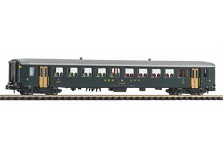 Piko N SBB Reisezugwagen EW I B, 2. Klasse, grün mit alter Schrift, Ep. IV