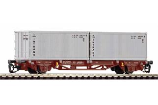 Piko TT CSD Containertragwagen, 2x20'-Container Intrans, Ep. IV