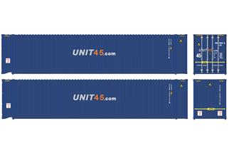 Pirata H0 Container-Set 45" UNIT 45 (Inhalt: 2 Stk.)