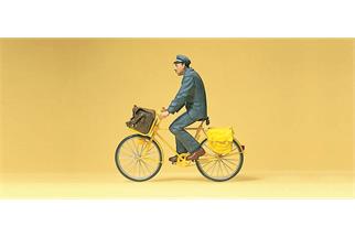 Preiser G Postbote (Frankreich) auf Fahrrad