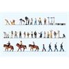 Preiser H0 Wild-West Filmset. 35 Figuren, Zubehör
