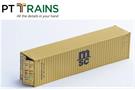 PT Trains H0 40'-Container msc eco