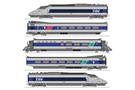REE H0 (AC Sound) SNCF Grundset TGV PSE N° 91, Rénov 1, Ep. V-VI, 5-tlg.