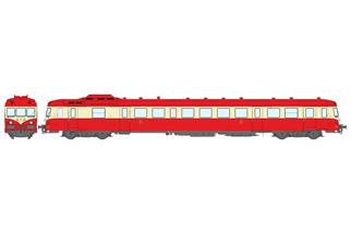 REE H0 (DC) SNCF Dieseltriebwagen X 2913, rot/beige, Ep. IV