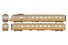 REE H0 (DC) SNCF Dieseltriebzug RGP 1 X 2726, orange/alu, Ep. IV, 2-tlg.
