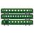 REE H0 (DC) SNCF Personenwagen-Set Saucisson A8/B10/A6d, Ep. IV, 3-tlg.