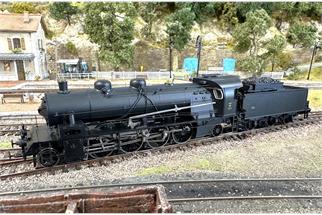 REE H0 (DC Sound) SNCF Dampflok 2-141 A 13, schwarz, Ep. III *werkseitig ausverkauft*