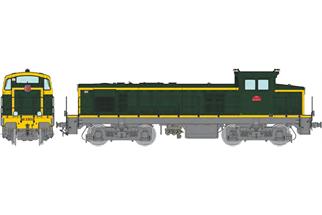 REE H0 (DC Sound) SNCF Diesellok BB 63933, grün, Ep. IV