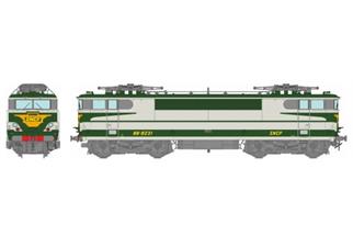 REE H0 (DC Sound) SNCF Elektrolok BB 9231, Arzens grün, Ep. IV-V