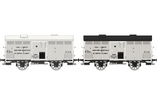 REE H0 PLM Kühlwagen-Set HP 1243/1248, Ep. II, 2-tlg.