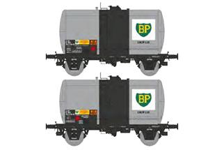 REE H0 SNCF Kesselwagen-Set Fauvet-Girel, BP, Ep. IV-V, 2-tlg.